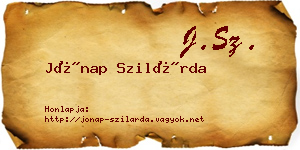 Jónap Szilárda névjegykártya